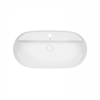 Раковина-чаша Qtap Scorpio 815х410х135 White с донным клапаном QT142203PW
