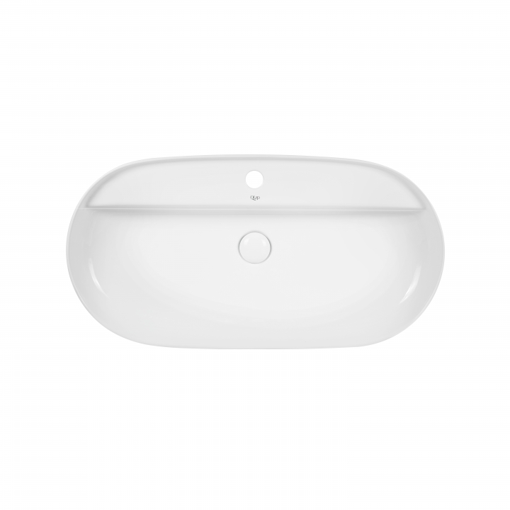 Раковина-чаша Qtap Scorpio 815х410х135 White с донным клапаном QT142203PW