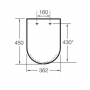 Сиденье с микролифтом ROCA MERIDIAN A8012A200B