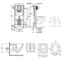 Набор инсталляция 5 в 1 Grohe Rapid SL 38827000 + унитаз с сиденьем Qtap Crow QT05335170W