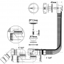Сифон для ванни McAlpine HC31M-N1