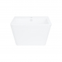 Раковина подвесная моноблок Qtap Tern 565х445х385 White с донным клапаном QT1711003GW