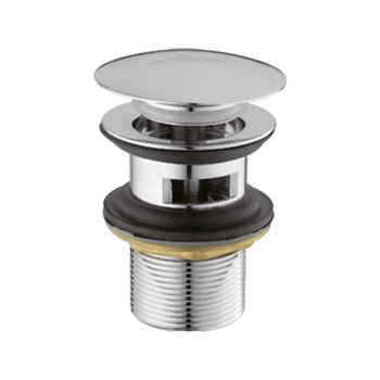 Донный клапан для умывальника с переливом (кнопка) IBERGRIF M20502 (IB0087)
