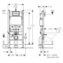 Инсталляция+Унитаз: Geberit Duofix Delta (458.126.00.1)+ Laufen Pro Rimless H8669570000001