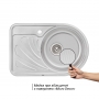 Кухонная мойка Qtap 6744R Micro Decor 0,8 мм (QT6744RMICDEC08)