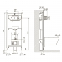 Инсталляция+унитаз: Imprese 3в1 i8120+Villeroy&Boch Omnia Architectura (5684HR01)