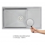 Кухонная мойка Qtap D7844 3.0/1.2 мм (QTD784412)