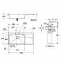 Набор Grohe мойка кухонная K1000 31581SD0 + дозатор для моющего средства Contemporary 40536000