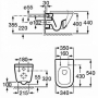 Підвісний унітаз із кришкою Roca Gap Clean Rim (A34H478000)