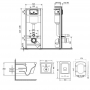 Набор Qtap инсталляция Nest QTNESTM425M06SAT + унитаз с сиденьем Crow QT05335170W