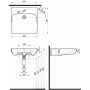 Умывальник Kolo Nova Pro M38155000