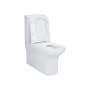 Унитаз-компакт Qtap Cardinal безободковый с сиденьем Soft-close QT0422C666PW