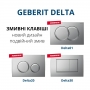 Инсталляции с унитазом: Geberit 458.126.00.1 + Geberit Selnova Square Rimfree 501.961.00.1