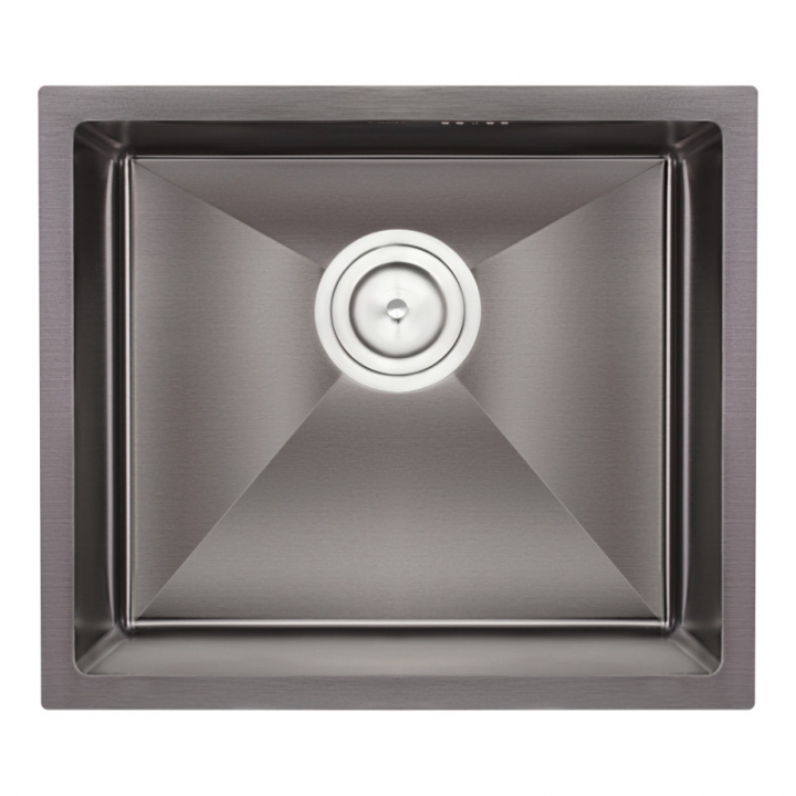 Кухонная мойка Qtap D4843BL 2.7/1.0 мм (QTD4843BLPVD2710)
