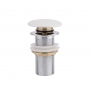 Раковина-чаша Qtap Scorpio 505x385x120 White с донным клапаном QT14112202W