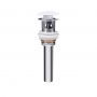 Раковина подвесная моноблок двойная Qtap Virgo 1000х410х360 White с донным клапаном QT1811G760W