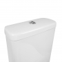 Унитаз-компакт Qtap Aquarius безободковый с сиденьем Soft-close QT2122C665PW