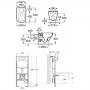 Инсталляция+унитаз, Roca Pro A890090020 + Roca GAP Rimless A34H47C000