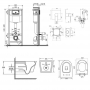 Комплект Qtap инсталляция Nest QTNESTM425M11CRM + унитаз с сиденьем Swan QT16335178W + набор для гигиенического душа со смесителем Form QTFORMCRM001AB