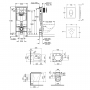 Набор инсталляция 4 в 1 Grohe Rapid SL 38721001 + унитаз с сиденьем Qtap Virgo QT1833051ERW