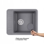 Кухонная мойка Qtap CS 6250 Grey (QT6250GRE471)