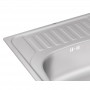 Кухонная мойка Qtap 6550 Satin 0,8 мм (QT6550SAT08)