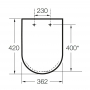 Сиденье с микролифтом ROCA MERIDIAN A8012AC00B