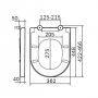 Сиденье для унитаза AM.PM Spirit 2.0 C707855WH