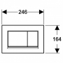 Клавиша смыва Geberit Sigma30 115.883.11.1