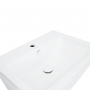 Раковина подвесная моноблок Qtap Tern 565х445х385 White с донным клапаном QT1711003GW