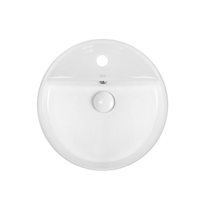 Раковина-чаша Qtap Swan 420х420х145 White с донным клапаном QT1611A051TW