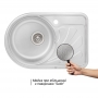 Кухонная мойка Qtap 6744L Satin 0,8 мм (QT6744LSAT08)