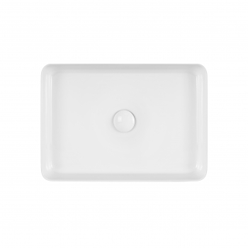 Раковина-чаша Qtap Tern 500х350х145 White с донным клапаном QT1711A055W