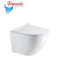 Унитаз подвесной Koller Pool Round Tornado RN-0520-RQ с сиденьем Soft Close