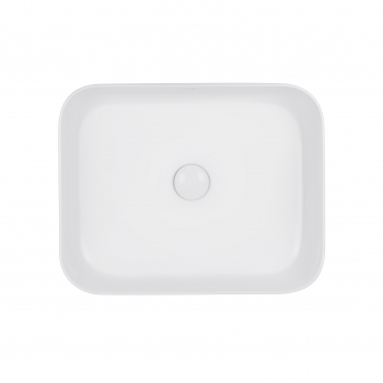 Раковина-чаша Qtap Tern 500x390x140 White с донным клапаном QT17112195W