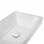 Раковина Qtap Crow 500x350x180 White с донным клапаном QT0511L582W