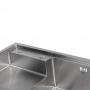Кухонная мойка Qtap D7848-R Satin 3.0/1.2 мм (QTD78483012)