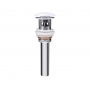 Раковина подвесная моноблок двойная Qtap Virgo 1000х410х360 White с донным клапаном QT1811G760W