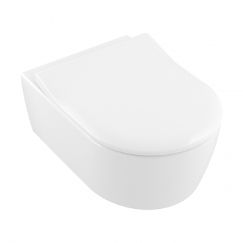 Унитаз подвесной Villeroy&Boch Avento 5656RS01 SlimSeat Soft-closing