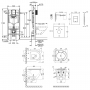 Набор инсталляция 4 в 1 Grohe Rapid SL 3884000G + унитаз с сиденьем Qtap Robin QT1333046ERMB