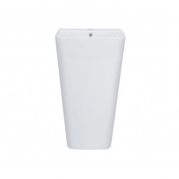 Раковина напольная моноблок Qtap Tern 440х380х830mm White с донным клапаном QT1711G302W