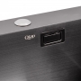 Кухонная мойка Qtap DK5050BL Black 2.7/1.0 мм (QTDK5050BLPVD2710)