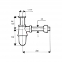 Сифон для умывальника McAlpine HC1L-J