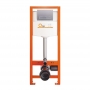 Набор Qtap инсталляция Nest QTNESTM425M08SAT + унитаз с сиденьем Swan QT16335178W