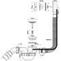 Сифон для ванны McAlpine HC31M-S2-1M