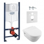 Инсталляция Grohe Rapid SL + Унитаз Villeroy & Boch Architectura (3884000G+38732000+5684HR01)