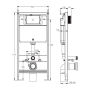 Унитаз с инсталляцией 3 в 1 ROCA MERIDIAN A34H242000+212010