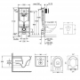 Набор инсталляция 4 в 1 Grohe Rapid SL 38722001 + унитаз с сиденьем Qtap Jay QT07335176W