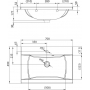 Умывальник Ravak Classic 700