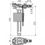 Впускной механизм AlcaPlast A160-3/8